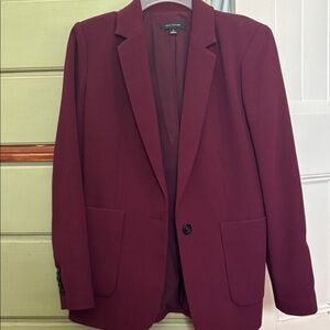 Ann Taylor burgundy blazer